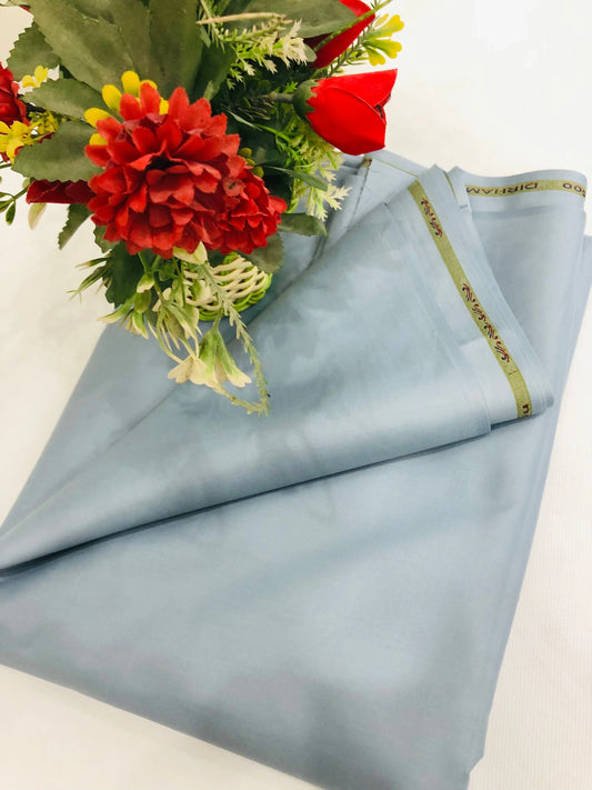 PREMIUM 500 DIRHAM ASH GREY COTTON - SR FABRICS