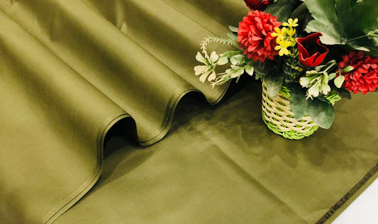 PREMIUM 500 DIRHAM MEHNDI GREEN COTTON - SR FABRICS
