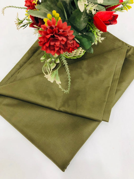 PREMIUM 500 DIRHAM MEHNDI GREEN COTTON - SR FABRICS