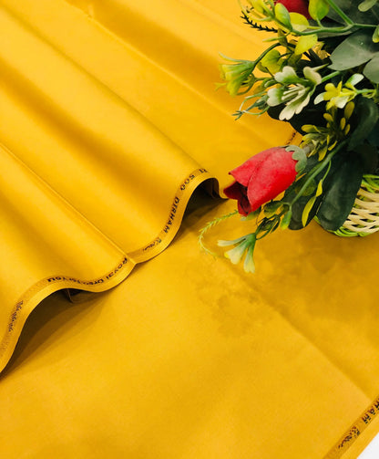 PREMIUM 500 DIRHAM MUSTARD COTTON - SR FABRICS