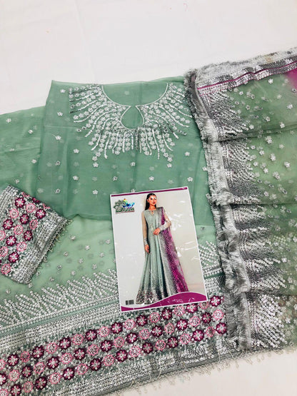 SHAFOON ICE GREEN MAKSI - SR FABRICS