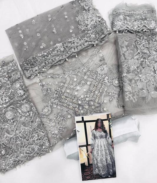 STEEL GREY MADIHA - SR FABRICS