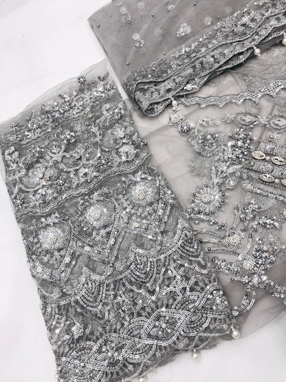 STEEL GREY MADIHA - SR FABRICS