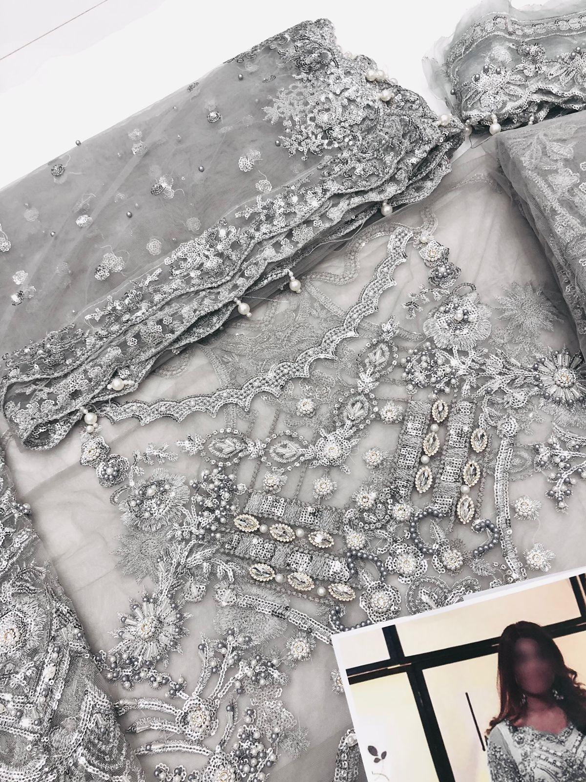 STEEL GREY MADIHA - SR FABRICS