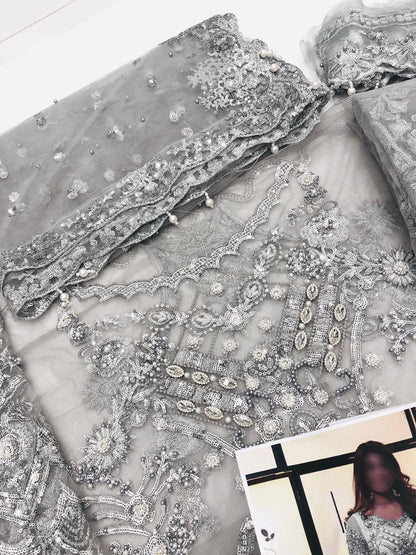 STEEL GREY MADIHA - SR FABRICS