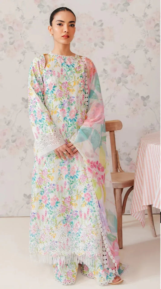 W - MULTI PRINTED LAWN - SR FABRICS