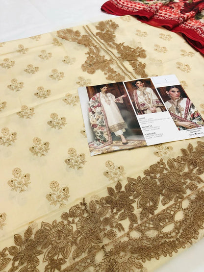 ZC SKIN RED DIGITAL LAWN - SR FABRICS